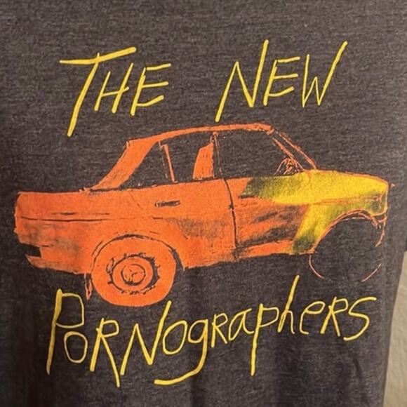 New Pornographers Car Tee, Size Large / Pre-owned or 4XL New without Tag - Picture 3 of 9